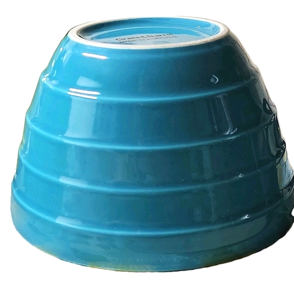 Crate & Barrel Parker Mixing Bowl – Small Turquoise – 3.5" Tall – Discontinued - Picture 3 of 7